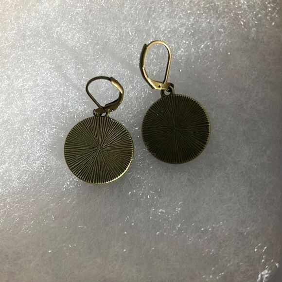 Mandala Pattern Earrings - Picture 3 of 8